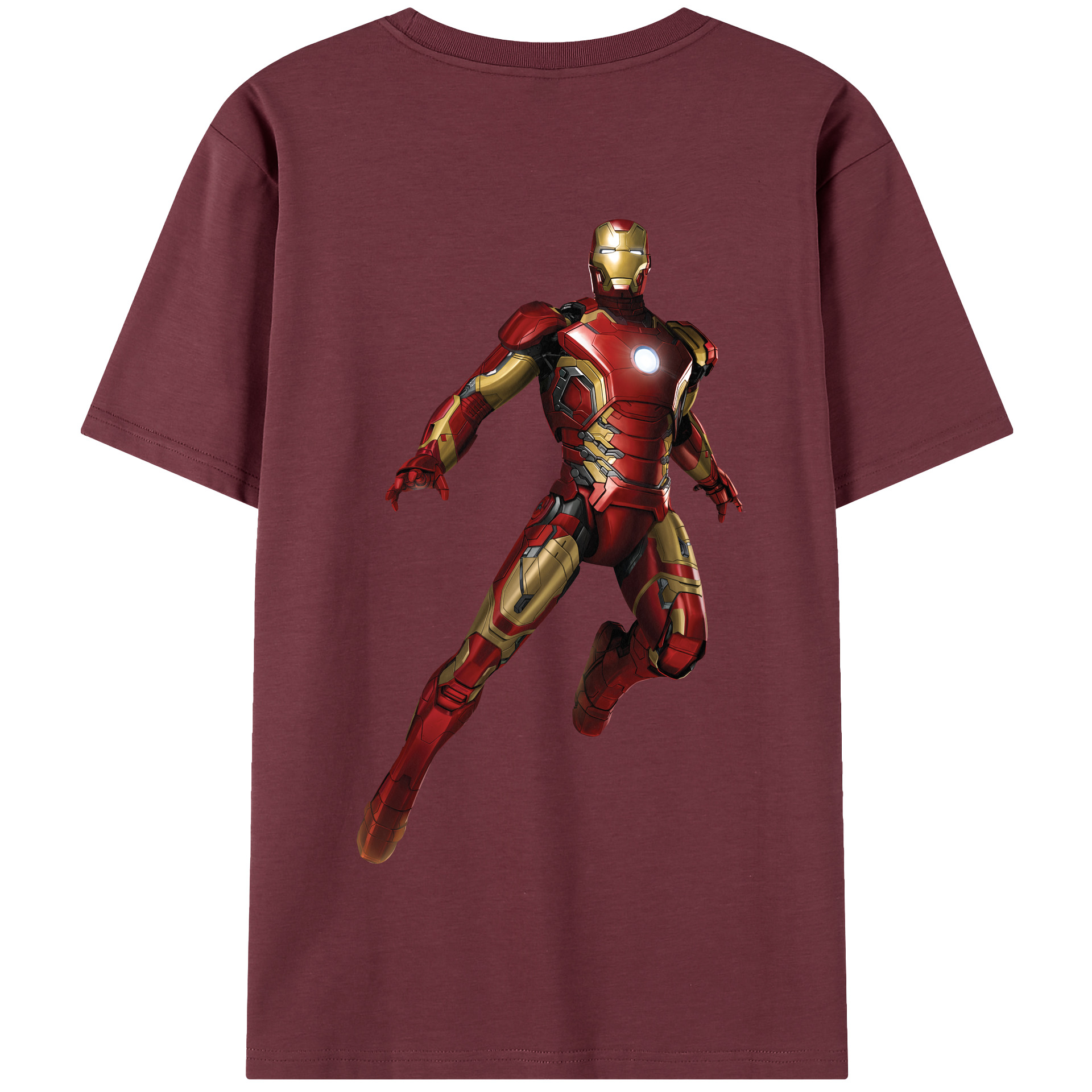 （画像用） アベンジャーズ The Avengers 綿100％半袖Tシャツ（背面プリント）